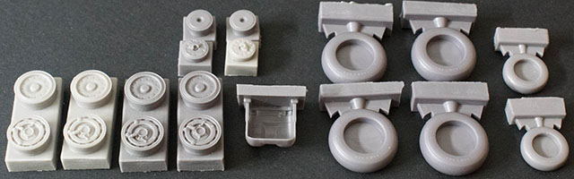 MiG-31 Foxhound Wheels Set