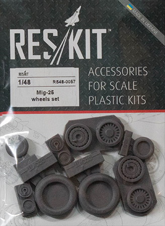MiG-25 Foxbat Wheels Set