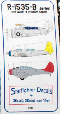 R-1535B Twin Wasp Junior Radial Engine Set