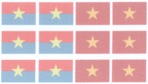 North Vietnam and Vietcong Flags
