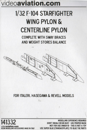 F-104 Wing Pylons set
