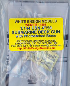 USN 4"/50 Submarine Deck Gun