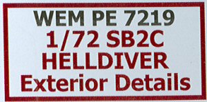 SB2C Helldiver Exterior Detail Set