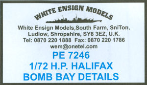 Halifax Bomb Bay Detail Set