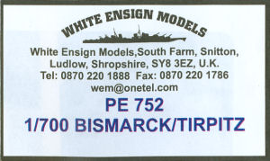 Bismarck/Tirpitz Detail Set
