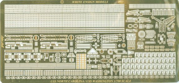 USS North Carolina and USS Washington Detail Set