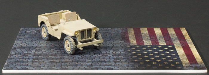 Cobblestone USA Flag Display