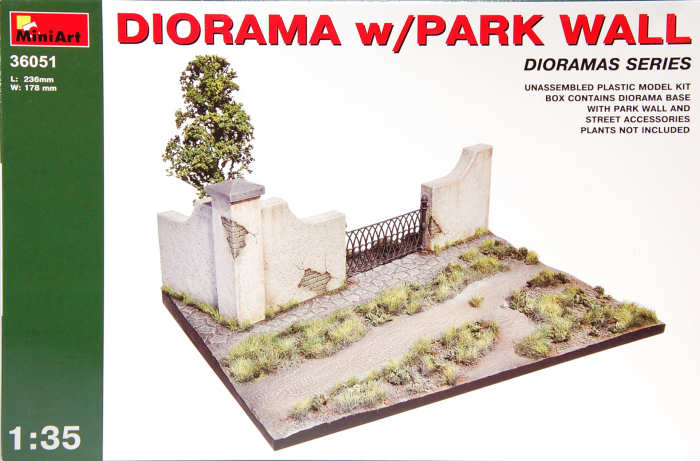 Diorama w/Park Wall