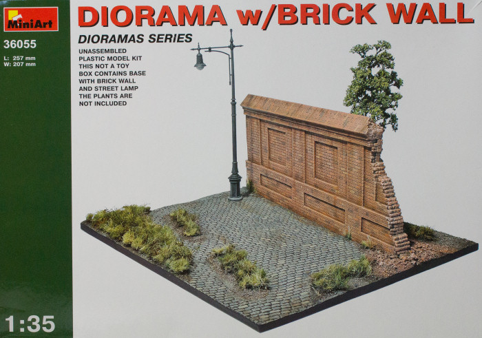 Diorama w/Brick Wall