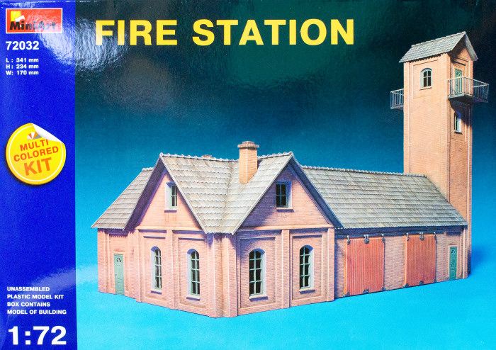 PLASTIC MODEL FIRE STATION 1/72 MINIART 72032 