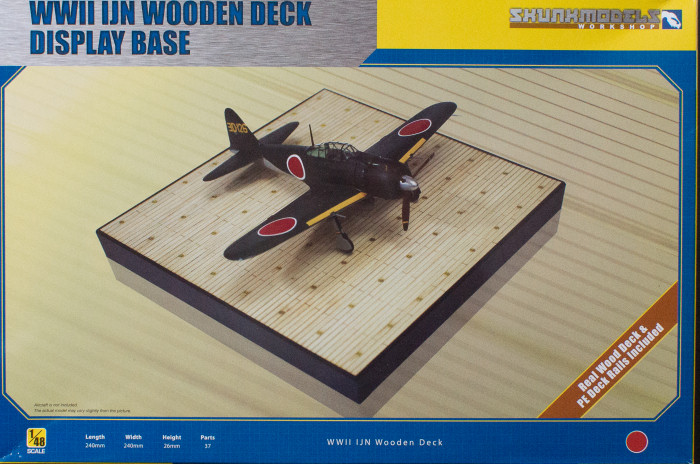 WWII IJN Wooden Carrier Deck Display Base