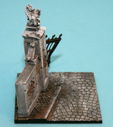 Damaged European Gate (Summer Version) Pre-Finished Display