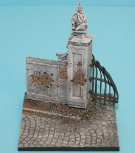 Damaged European Gate (Summer Version) Pre-Finished Display
