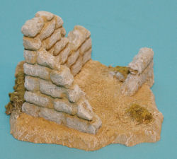 Wall Ruins (Desert Version) Pre-Finished Display
