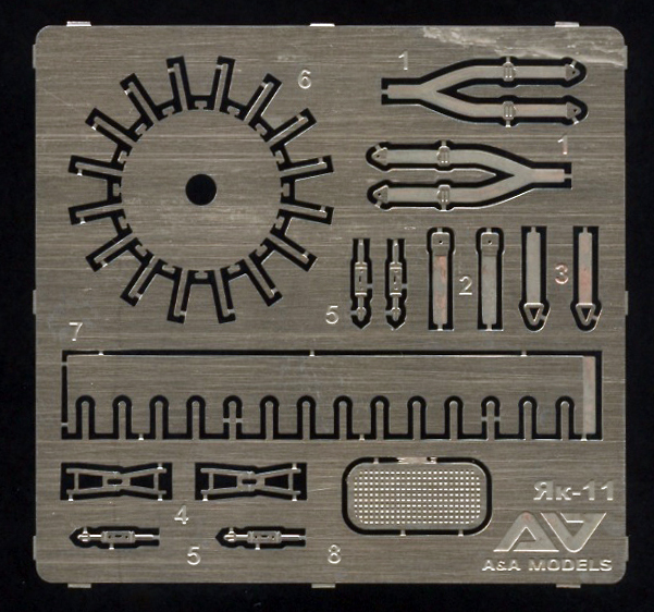 A&A Model 4801 1/144 An-22 Heavy Turboprop Transport Parts Image 08