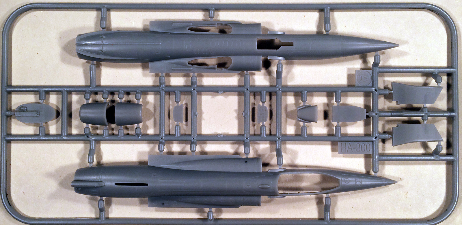 A&A Model 7207 1/72 Ha-300 Light Supersonic Interceptor Parts Image 01