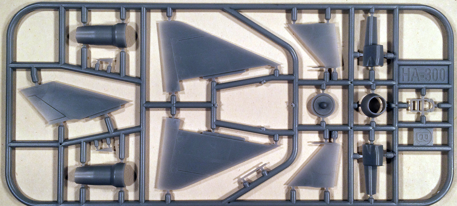 A&A Model 7207 1/72 Ha-300 Light Supersonic Interceptor Parts Image 02