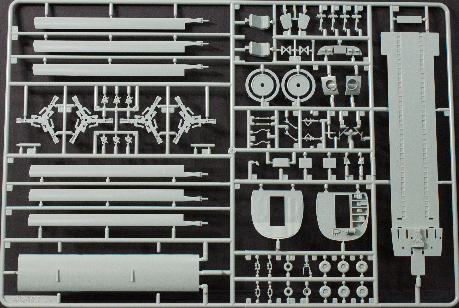 Academy 12205 1/48 KV-107-II-5 JASDF 50th Anniversary 'White Heron' Parts Image 03
