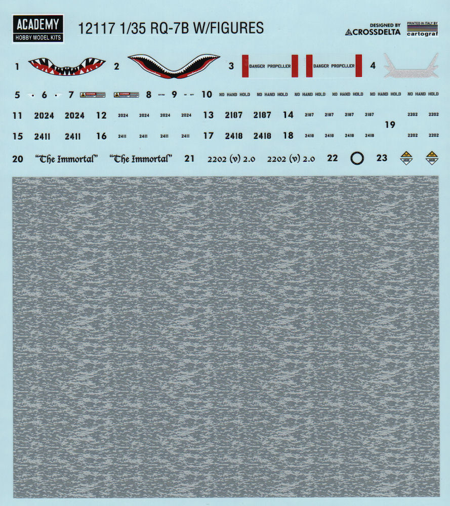 Academy 12217 1/48 RQ-7B Shadow Parts Image 03
