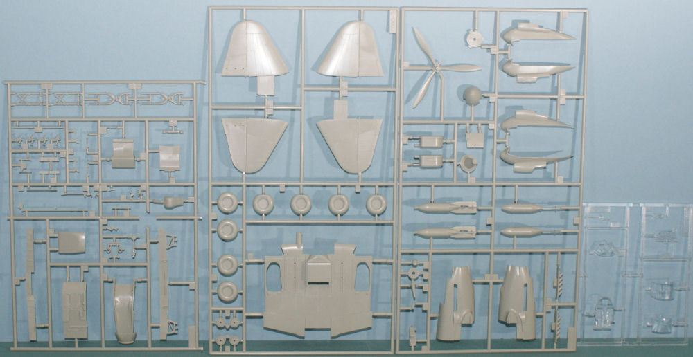 Academy 12286 1/48 Il-2 Shturmovik Ski-Equipped Early Version Parts Image 03