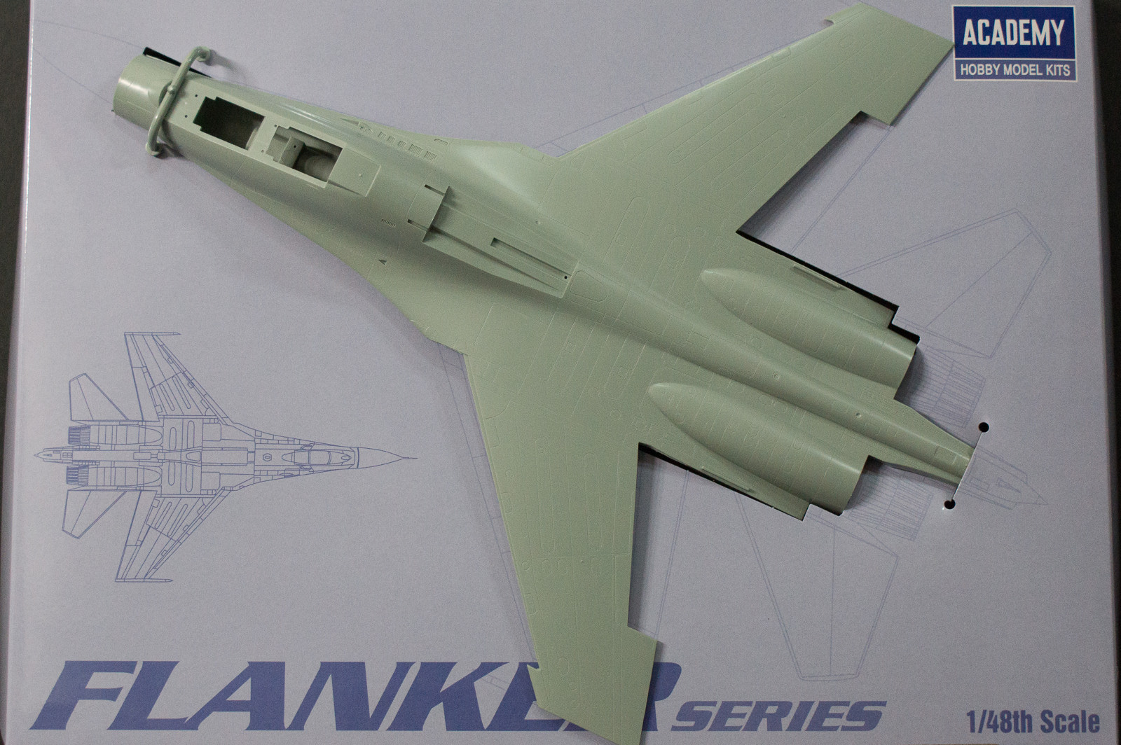 Academy 12301 1/48 Su-30M2 Flanker Kit First Look