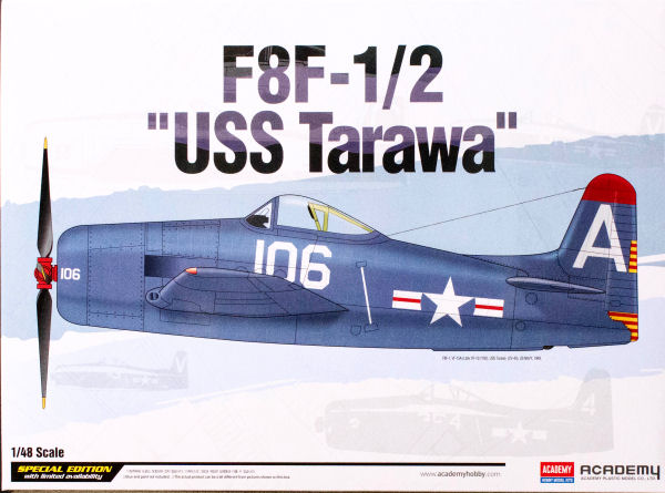 thumbnail image 2 of Art Model 7201 – 1/72 Scale Grumman F8F-2 Bearcat US Naval Fighter Plastic Model Kit 2 of 2