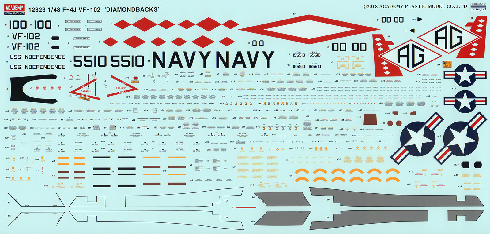 純正新販売 アカデミー 1/48 アメリカ海軍 F-4J ファントムII VF-102 ダイヤモンドバックス プラモデル 12323 航空機 