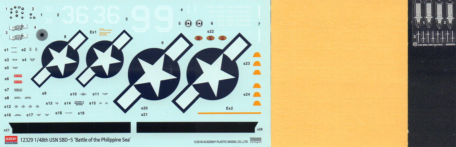 Academy 12329 1/48 SBD-5 Dauntless Parts Image 04