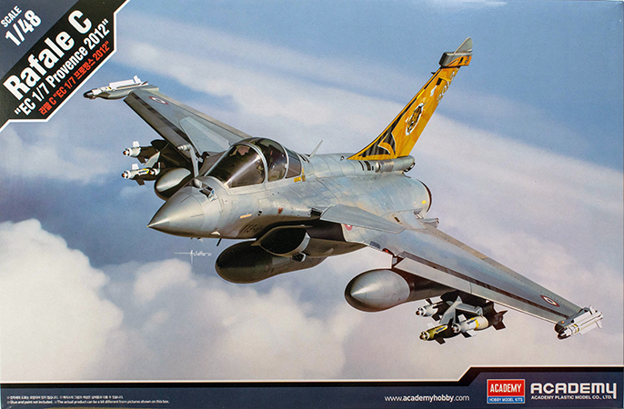 Academy 12346 1/48 Rafale C Kit First Look