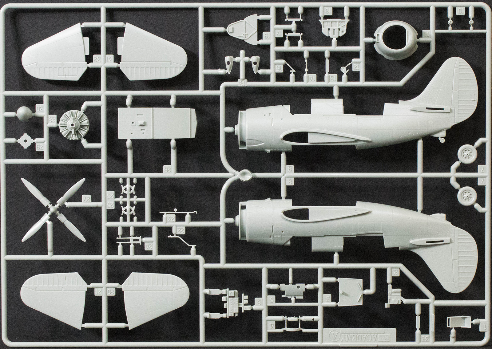 Academy 12545 1/72 SB2C-4 Helldiver 'Operation Iceberg' Parts Image 01