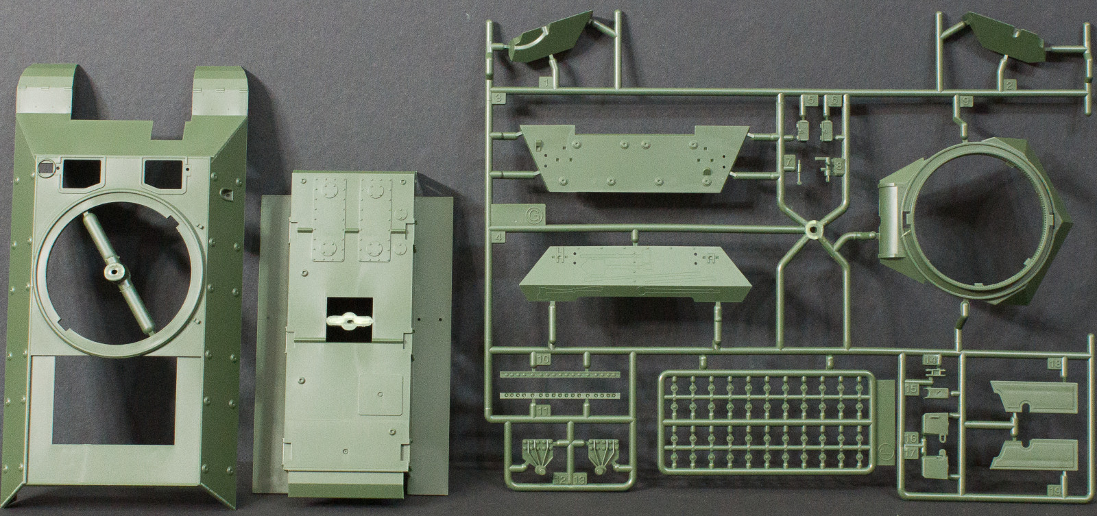 Academy 13288 1/35 M10 GMC Parts Image 01