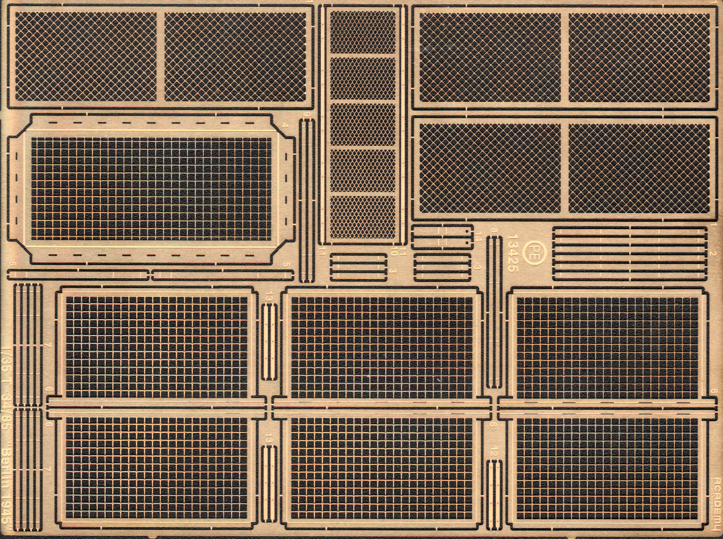 Academy 13295 1/35 T-34/85 No.183 Factory 'Berlin 1945' Parts Image 04