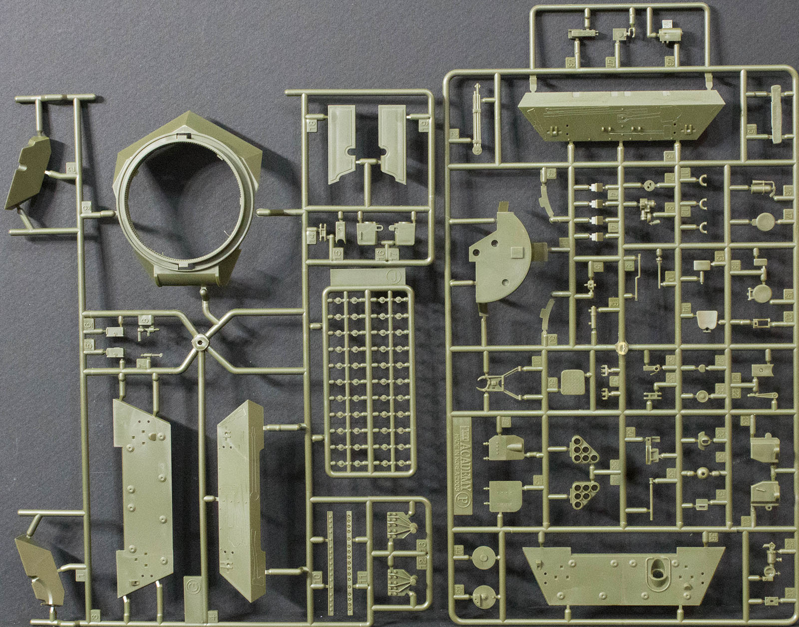 Academy 13501 1/35 M36/M36B2 'Battle of the Bulge' Parts Image 02