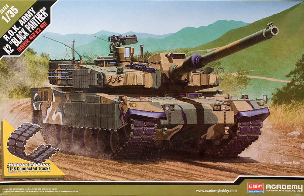 Academy 13511 1/35 K2 Black Panther ROK Army Kit First Look