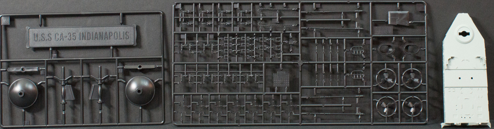Academy 14113 1/480 USS Indianapolis CA 35 Special Edition First Look Image 04