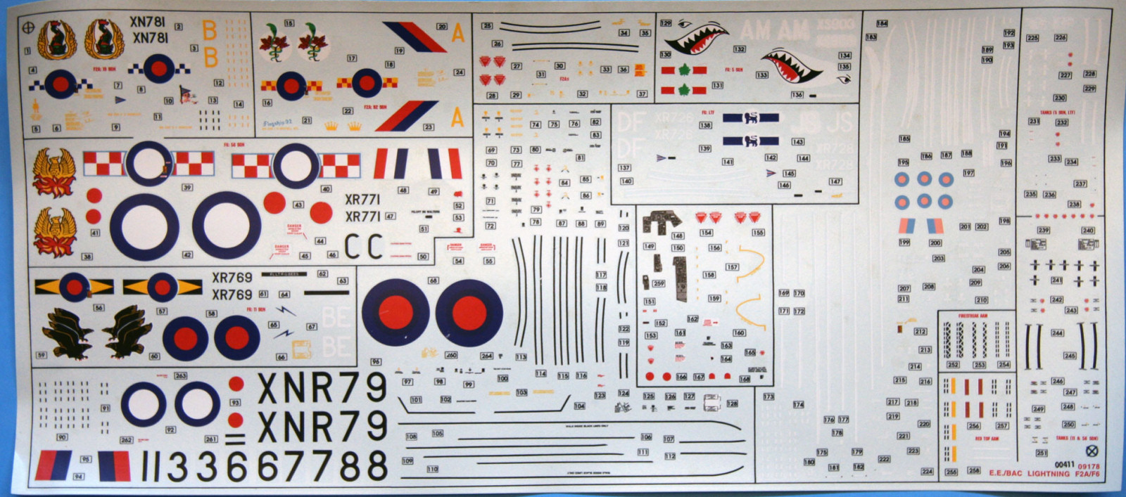 Airfix 9178 1/48 English Electric Lightning F2A/F6 Parts Image 06