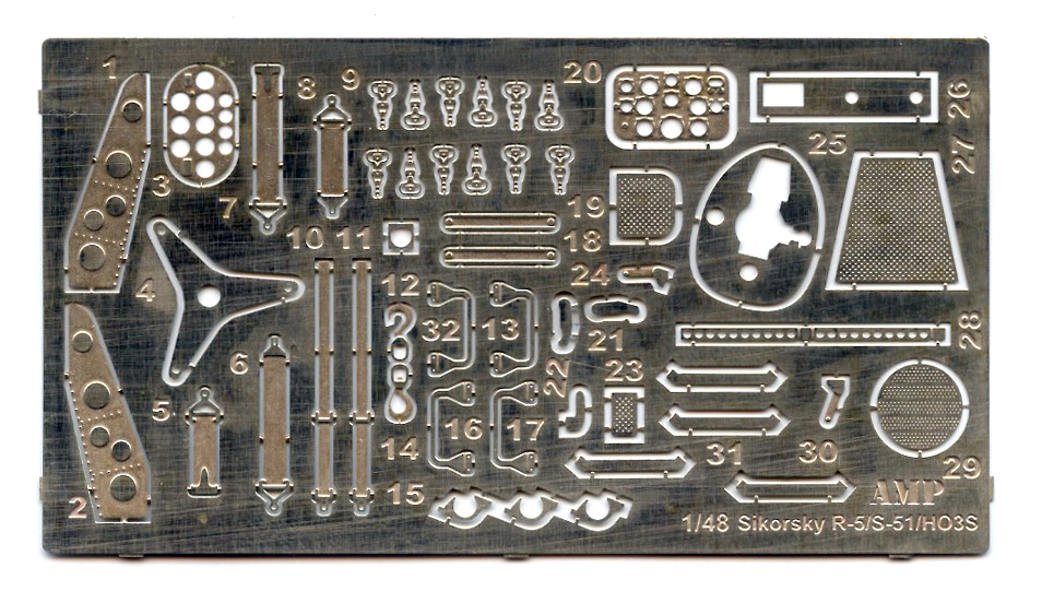 AMP 48004 1/48 WS-51 Dragonfly HR.3 Parts Image 07