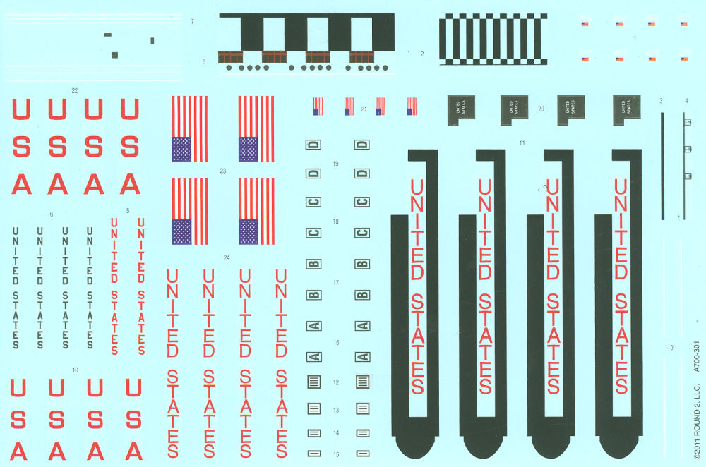 AMT 0700 1/200 Man in Space Parts Image 04