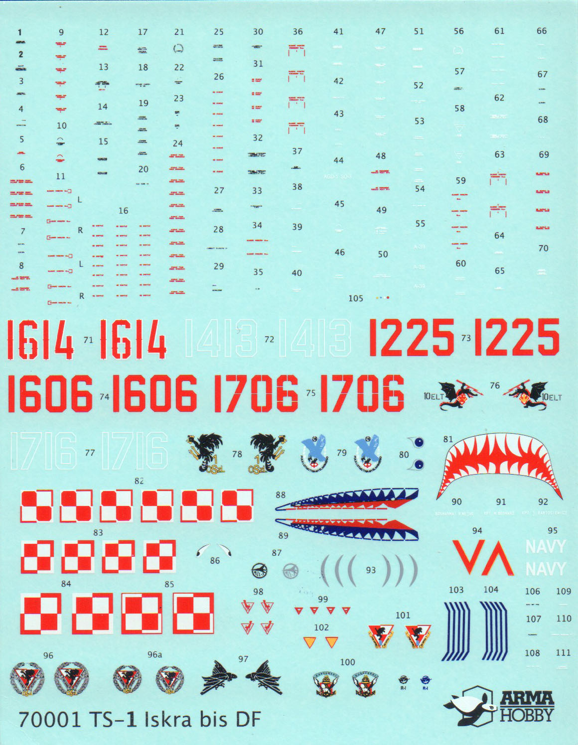 Arma Hobby 70001 1/72 TS-11 bis DF Iskra Parts Image 03