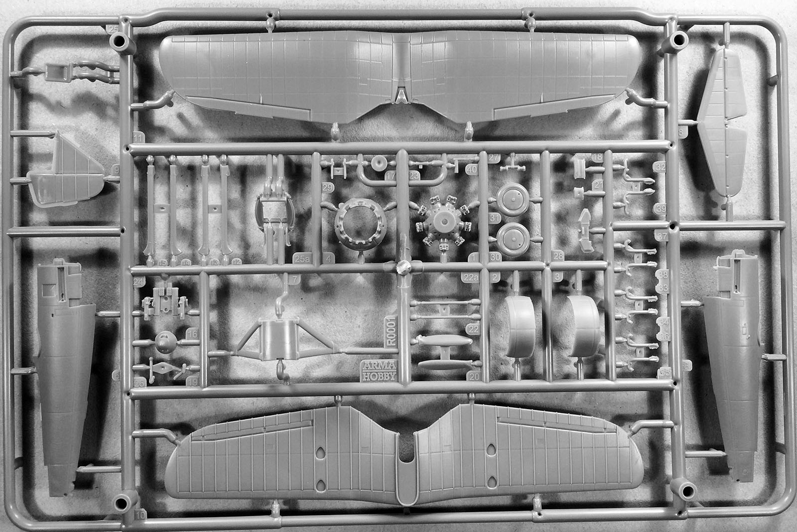 Arma Hobby 70005 1/72 PZL P.7A Parts Image 01