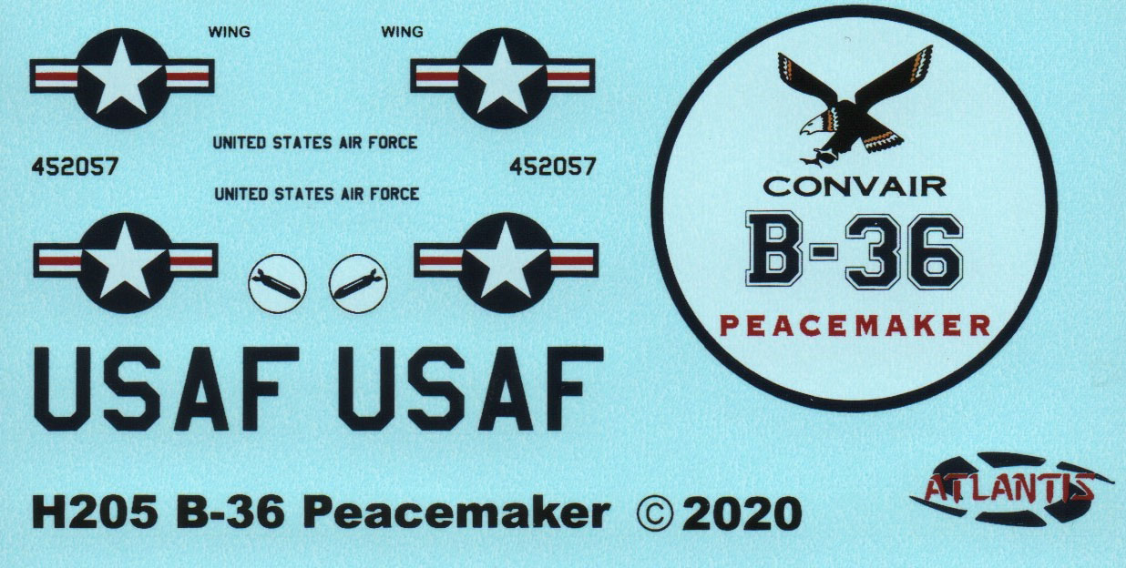 Atlantis Model Company H205 B-36 Peacemaker First Look Image 03