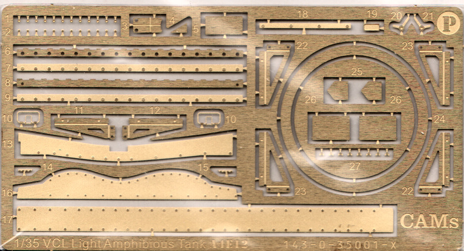 Combat Armour Models 35001 1/35 VCL Light Amphibious Tank A4E12 Early Parts Image 04