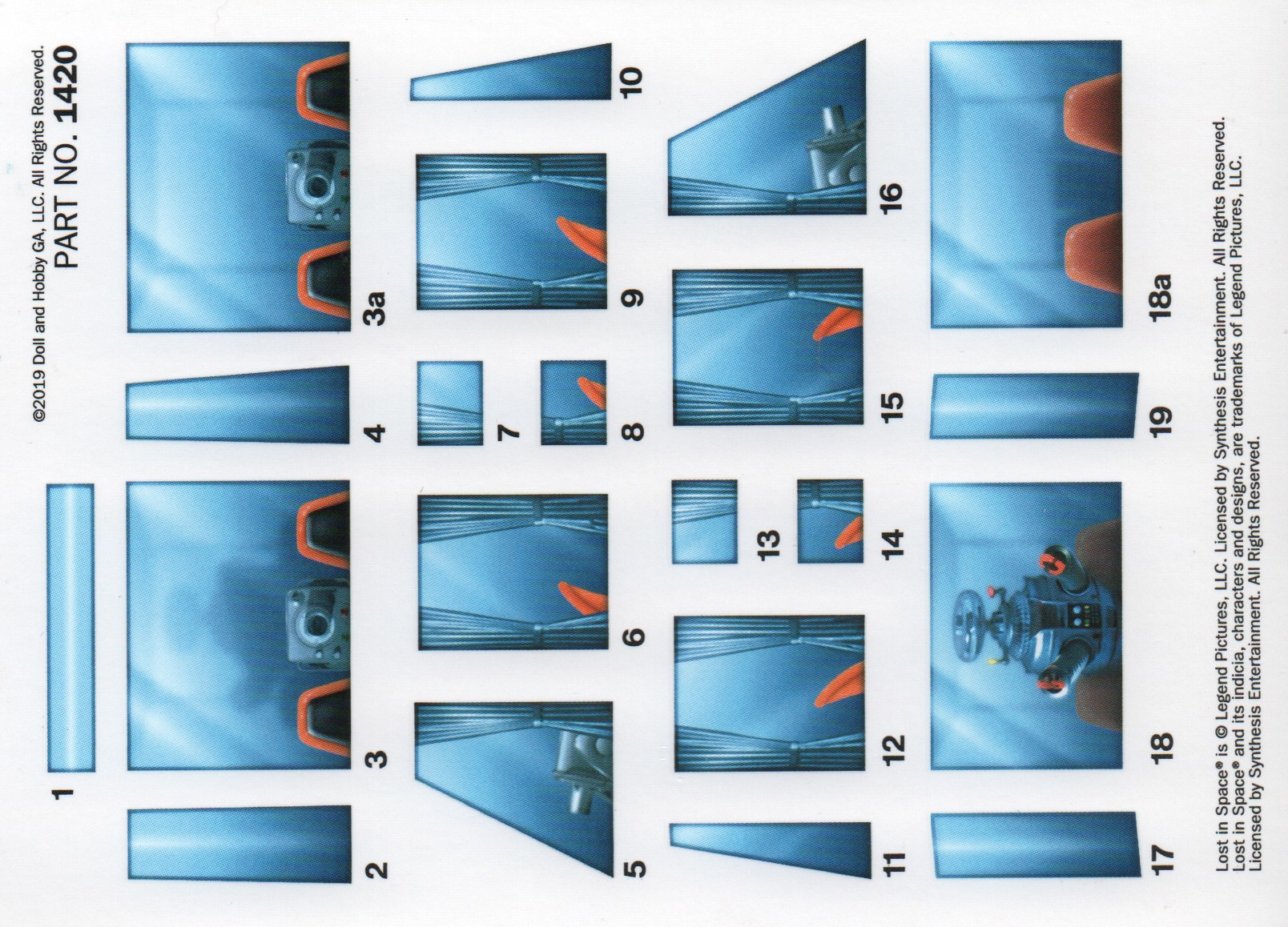 DH 1420 Cyclops and the Chariot Parts Image 04