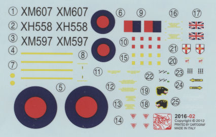 DML 2016 1/200 Vulcan B.2 Parts Image 03