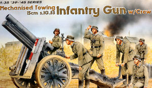 15cm s.IG.33 Infantry Gun Mechanized Towing w/Crew