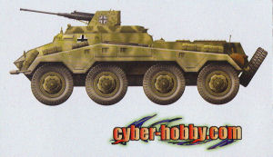 Sd.Kfz.234 with 2 cm Schwebelafette Fgst.Sd.Kfz.234/3