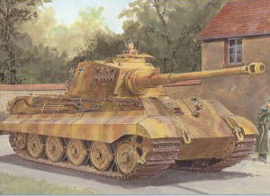 Sd.Kfz.182 King Tiger Henschel Turret w/Zimmerit