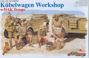 Kuebelwagen Workshop w/DAK Troops