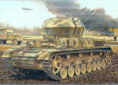 Flakpanzer IV Ausf.G 'Wirbelwind' Early Production