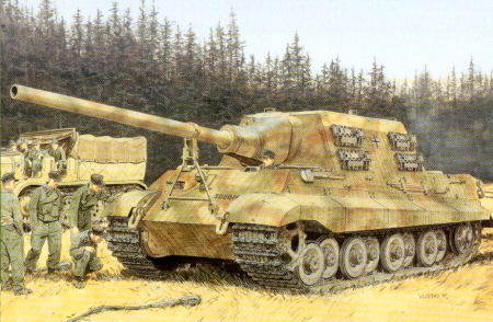 Sd.Kfz.186 Jagdtiger Porsche Production Type w/Zimmerit